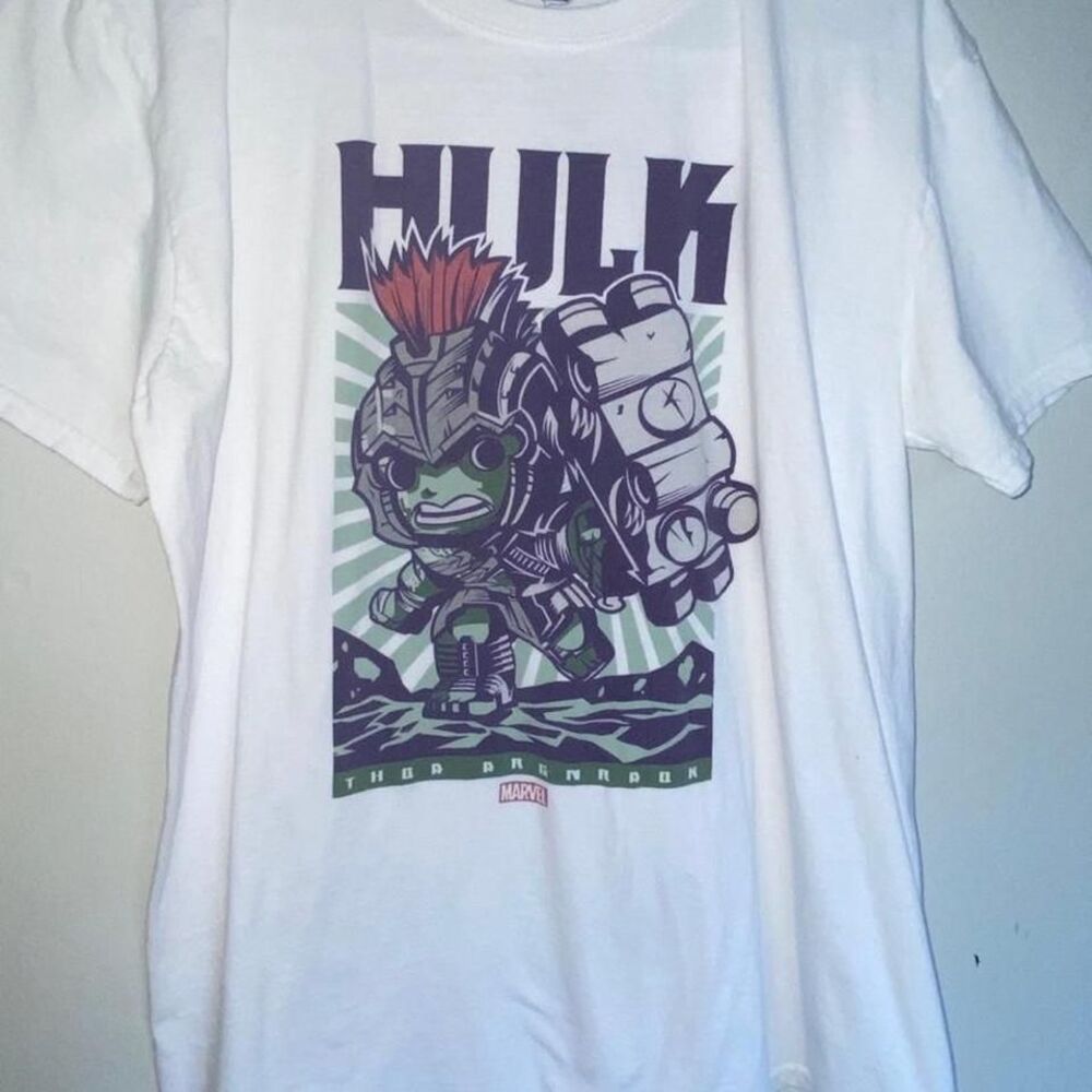 Funko Marvel Thor Ragnarok Hulk Hammer Smash‎ T-Shirt [Medium]